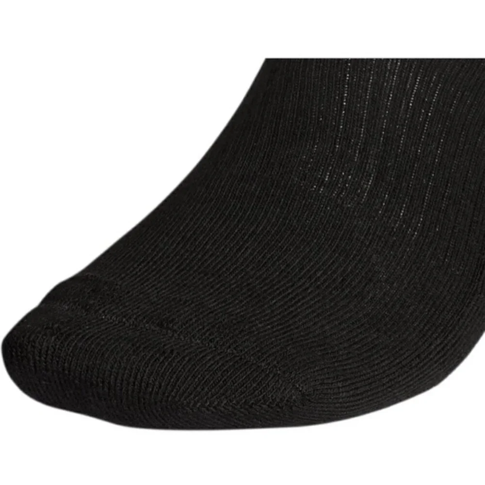 Black Adidas Men's Athletic Cushioned Quarter Socks size large ( shoe size 6-12)